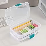 Sterilite Divided Box Small Storage, Clear