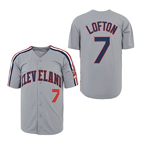 Yseohb Men's Ricky Vaughn 7 Movie Baseball Jersey,90s...