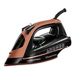Russell Hobbs Steam Iron - Copper Infused soleplate, 150g Steam Shot, 40g Continuous Steam, Vertical steam function,Self-clean, Anti-calc and Anti-drip function, 2m cord, 2600W) Copper Express 23975