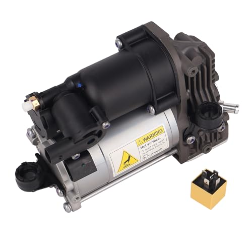 KUSATEC 1643201204 Air Ride Suspension Compressor Pump Fits for 2006-2012 Mercedes-Benz GL320 GL350 GL450 GL550 ML320 ML350 ML450 ML500 ML550 ML63 AMG; Replace# 1643200004 1643200904
