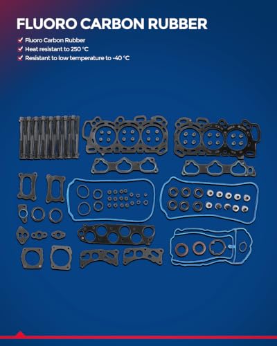 Image of KAX Engine Cylinder Head Gasket Set Compatible with Honda Odyssey 2008-2017, Pilot 2009-2015, Accord 2008-2012, Acura RDX 2013-2015, TL Ridgeline Accord Crosstour 3.5L, Head Gasket Kit, OE# HS26509PT