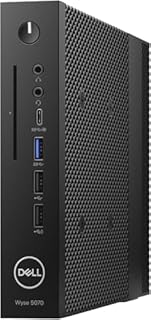 Dell Wyse 5070 Mini ordinateur de bureau Intel Pentium Silver J5005 1,5 GHz, 8 Go de RAM, SSD 256 Go, USB WiFi, Bluetooth, support 4K, clavier et souris QWERTY américains, Windows 11 Pro