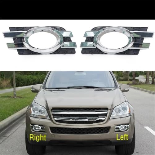 Cache feu antibrouillard pour Benz GL X164 2007-2009 cadre de phare