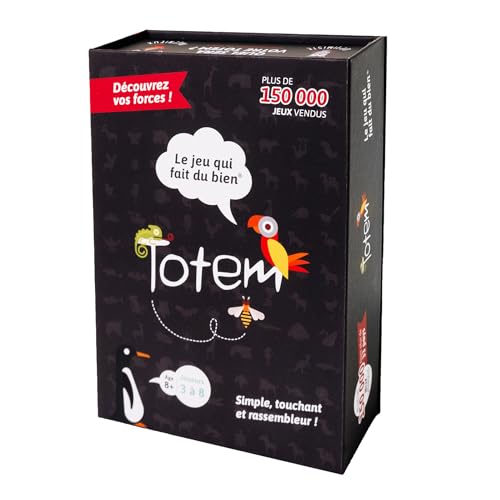 Totem - Le Jeu Qui Fait du Bien - Jeu d'Estime de Soi pour Le Team Building, Famille/Amis et Le Coaching (Edition Française - Boîte 2023), SSQ1-TOTEM