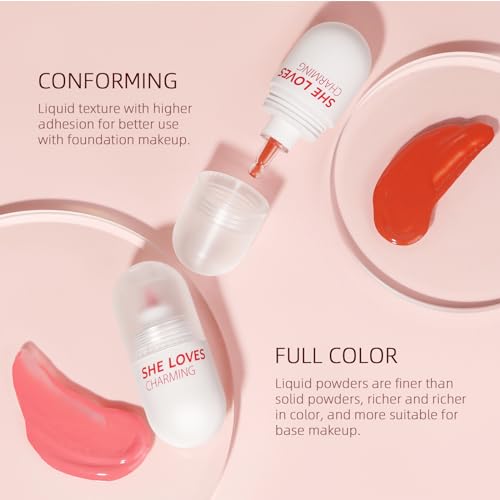 Liquid Blush 20ml Matte Velvet Blush Nude,Long Lasting Colour Mist Blush,Lip and Cheek Blush Tint,Liquid Blush Makeup,Lightweight Moisturizing Beauty Makeup for Cheeks - Image 6