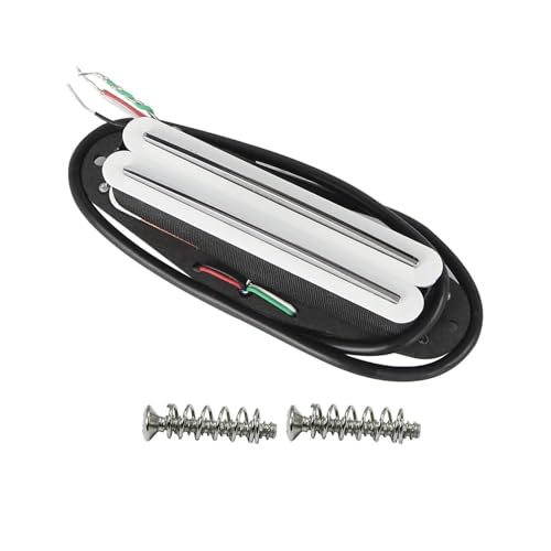 Micro de cou double piste aimant Alnico 5 blanc bobinage 6K
