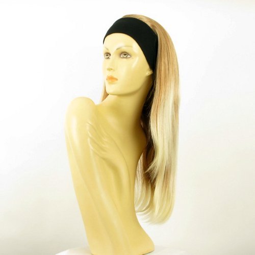 Perruque Mi-longue Synthétique - Couleur Light Blond Blond Copper - Taille Moyenne - Neuf
