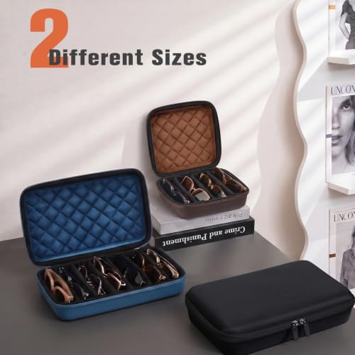 Image of ProCase Hard Shell Travel Sunglasses Organizer, Portable Multiple Glasses Case for Travelling