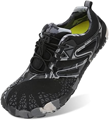 L-RUN Hiking Water Shoes Women Mens Beach Shoes Sailing Shoes Men Outdoor Black M US (Women 8 Men 6)=EU39