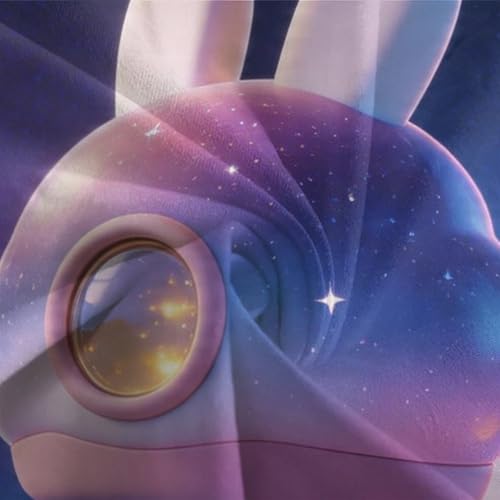 Housses de couette lapin 3D microfbre 135x200cm pour single - 7