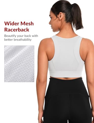 Image of Yvette Front Closure Sports Bras for Women High Support Bust Supportive Sports Bra High Impact for Running