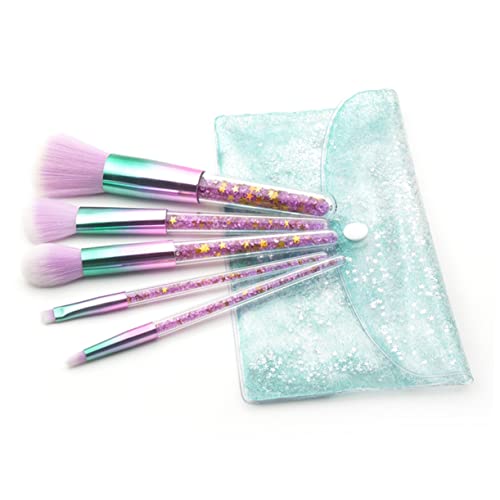 MUSISALY 5個本 化粧ブラシキット プロ仕様 液体 ーション パウダー アイブ