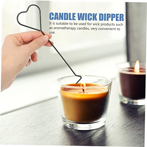 Ganchos para Mechas de Velas de Hierro Diseño Corazón 4 pzas miniatura 3