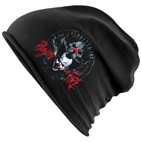 Preisvergleich Produktbild Vendetta Inc. Unisex Beanie Mütze Playing Clown schwarz 1015