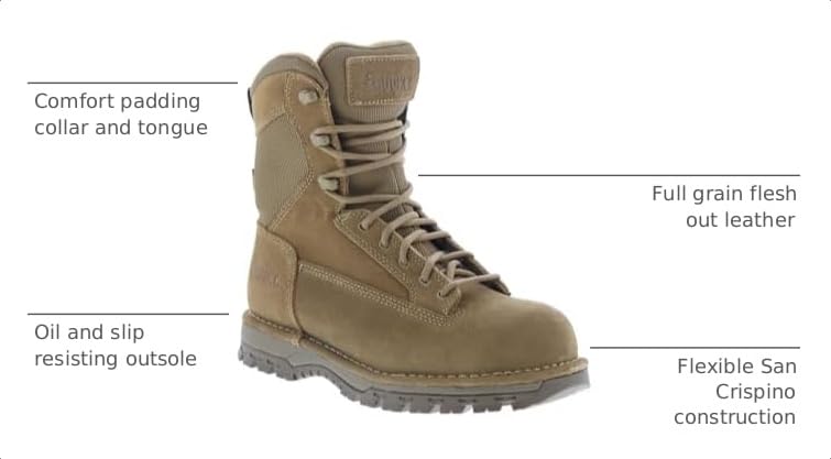 Image of ROCKY Portland 8 inch Side Zip Composite Toe Public Service Boot