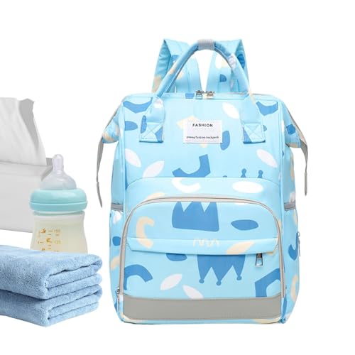 Mochila de de pañales, de bebé multifuncional | s de cambio de bebé multifunción portátil | Mochila de viaje de gran capacidad con bolsillos para madres, biberones y almacenamiento de pañales