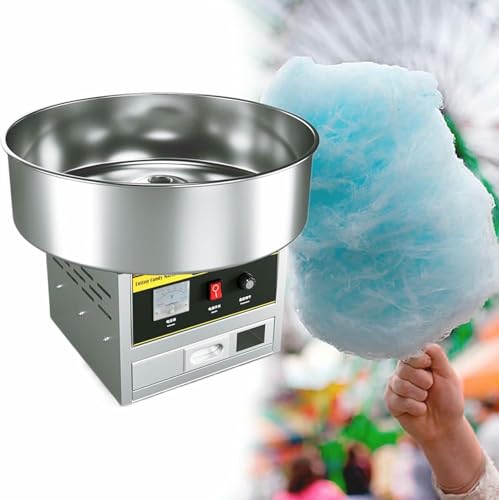 HOTAPEPU Elektrische Maschine Aus Rostfreier Stahl Zur Herstellung Von Zuckerbaumwolle, Handelsübliche Zuckerwatte, Maschine Für Baumwolle Und Zucker ~//
