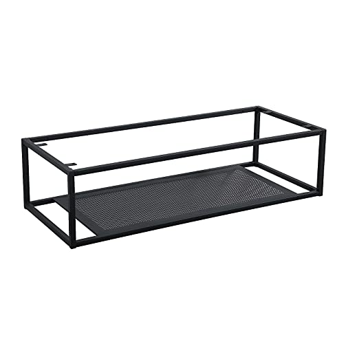 MOB-IN Structure métallique Noir Mat à Suspendre - pour Plan de Toilette - 120cm Will