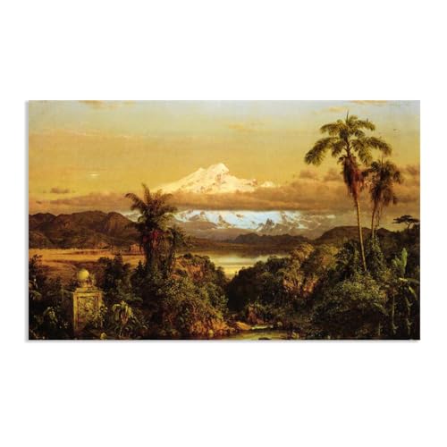 Impression sur toile Frederic Edwin Church tableau paysage de maître 128x80cm