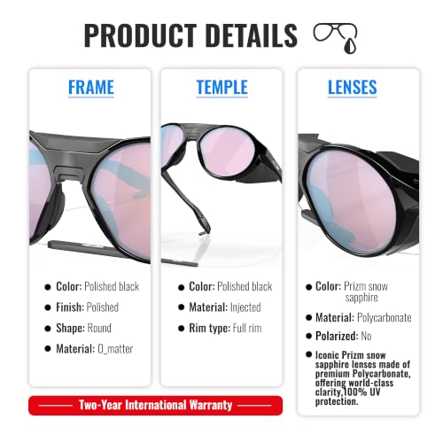Image of Oakley CLIFDEN OO9440 Round Shape Sunglasses With Official Eyewear Kit | Men's Sunglasses