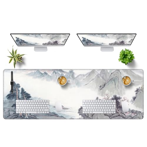 Tapis de souris extra large motif paysage pour clavier d'ordinateur - 7