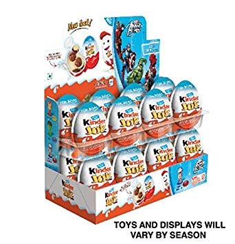 (Kinder Display With 16 units) - Kinder Joy With Surprise Inside - Sold by ICSTORE (BOYS DISPLAY W/ 16)
