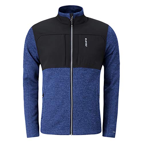 HI-TEC Men's Commission Fleece Full Zip Jacket - DRI-TEC & Thermo, Blue Print