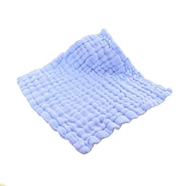 CALANDIS™ 2xPure Cotton Infant Face Hand Bath Saliva Towel Baby Bibs Handkerchief blue | Baby | Feeding | Baby Bibs & Burp Cloths-image-17