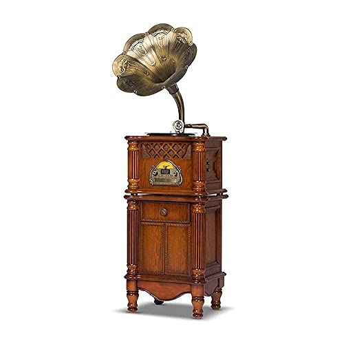 YAMMY Tourne-Disque rétro, Music Box Vinyl Record Player Antique European Record Player Vintage Living Room V9… - Les Beatles, Paul McCartney, John Lennon, RIngo Starr, George Harrison YAMMY Tourne-Disque rétro, Music Box Vinyl Record Player Antique European Record Player Vintage Living Room V9… – Image 5