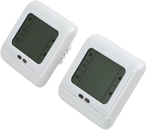 Lot de 2 thermostats électriques intelligents compatibles WiFi M 