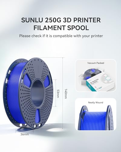 Image of SUNLU 16 Color PLA Filament 1.75mm Bundle, 250g per Spool,4kg Total,Black+White+Grey+Red+Klein Blue+Green+Yellow+Sunny Orange+Coffee Brown+Beige+Olive Green+Oak+Lavender Purple+Cyan+Bone White+Magenta