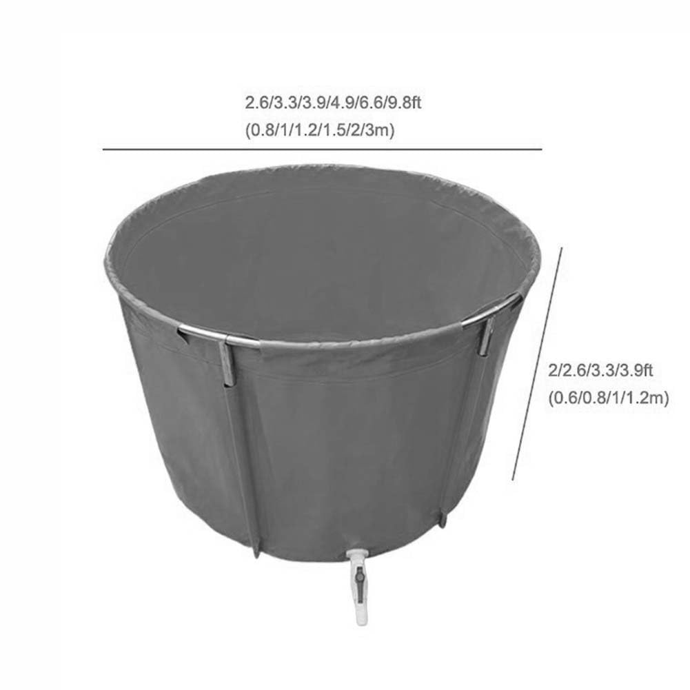 Vasca per Koi in Tela Resistente con Telaio in Acciaio Inox