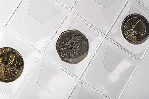 MCSammler-10-stuks-muntenhoezen-muntbladen-voor-munten-tot-30-mm-diameter-bijv-voor-1-euro-2-euro-munten