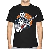 Django Music Reinhardt Shirt Men's Fashion Personalized Pattern Short Sleeve T Shirt Classic Breathable Top Tees Black Medium