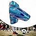 FytStycale 2X Soccer Shin Guards for Football, Shock Absorbing Leg Protection Pads for All Ages, Blue