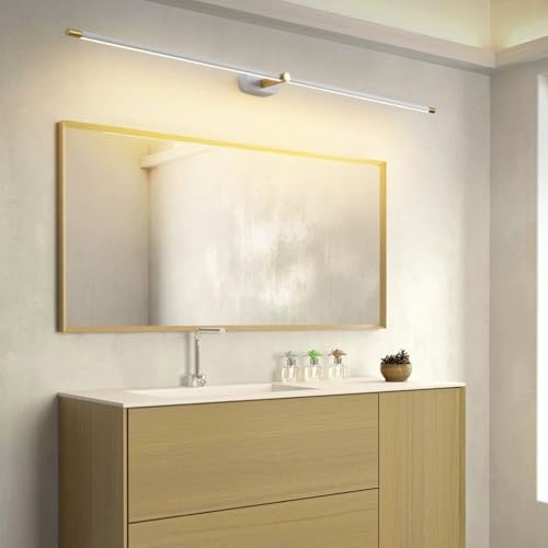Lámpara de pared impermeable IP44 con luz cálida acrílica para espejo 7