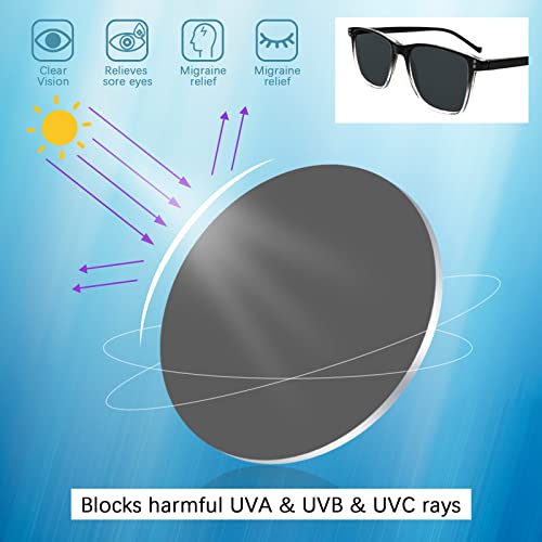 Cojwis 6 Pack Computer Reading Glasses Blue Light Blocking Anti Eyestrain Spring Hinge Readers For Women Include Sunglasses (6 Color, 1.00, Diopters) #TOP2