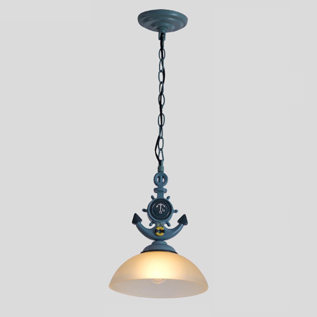 KXEcoLife E27 American vintage antler chandelier, creative resin for dining room aisle entrance bar card chandelier,H