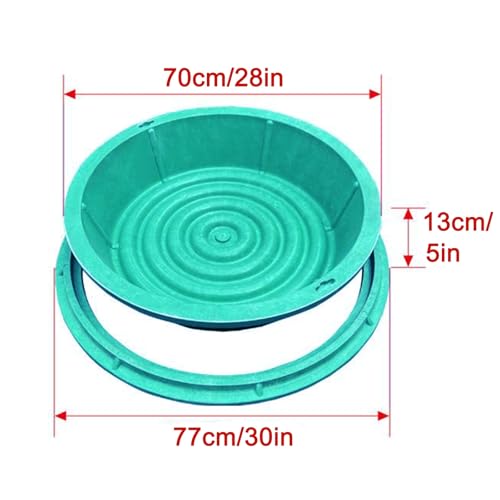 Couvercle de protection décoratif en plastique composite 77 cm - 3