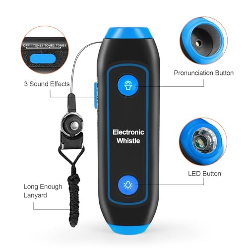 Silbato Electrónico Hilitand con Luz SOS y 3 Tonos Ajustables miniatura 5