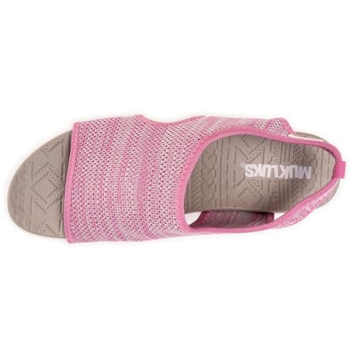 MUK LUKS Women's Zahara Sandal, Pink Marl, 7 by MUK LUKS - Used condition - Image 2