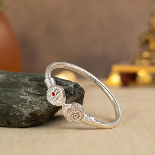 Image of Astrotalk Vel Murugan Kada | Inspired by Lord Murugan's sacred Vel | Removes negativity, fear, & confusion | Adjustable Spiritual kada for man | Devotional Gift For Men & Women