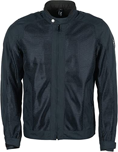 Helstons Stoner Mesh Motorrad Textiljacke, dunkelblau, S