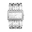 Wide Bangle | Silver