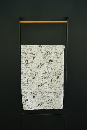 Image of Mebie Baby Summit Muslin Swaddle, Modern and Neutral Swaddle Blanket for Baby Girl or Boy, Soft Baby Blankets, Newborn Swaddle Blanket, 0-3 Month, Comfy Wrap, Baby Essentials & Gifts