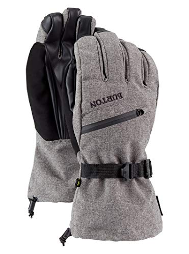 Burton Luva masculina Gore-Tex, cinza mesclado, média