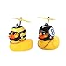 YGMXZL 2PCS Juguetes de Pato de Goma,Decoraciones de Tablero de Coche de Pato,Adorno de pato para coche con hélice,Accesorios de decoración de coches(Estilo 6)