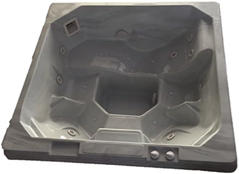NS-301, 4-5 Person, 12 Jet In Ground Acrylic Non-Spill Spa, 78 x 78 x 32 (Sterling Marble White)