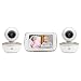 Motorola MBP855CONNECT-2 Portable 5" Video Baby Monitor with Wi-Fi Viewing, 2 Rechargeable Cameras, Remote Pan, Tilt, Zoom, Two-Way Audio, and Room Temperature Display