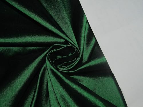 Soie Dupioni vert émeraude DUP106 : donnez vie à vos robes de créateur